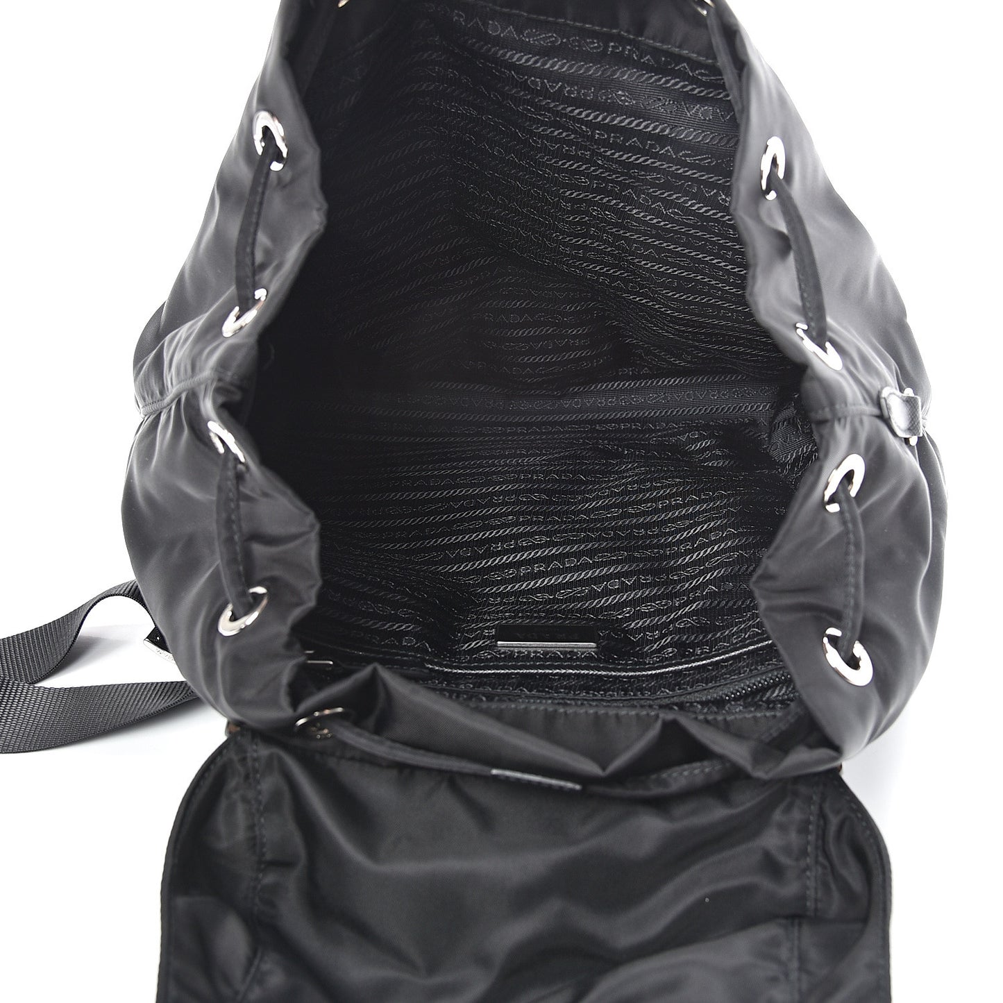 Nylon Vela Medium Backpack Black