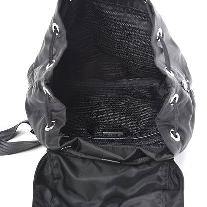 Prada Nylon Vela Medium Backpack Black 5 of 11