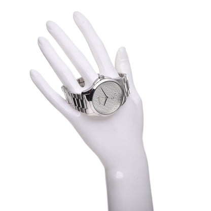 Gucci Stainless Steel 38mm G-Timeless Diamante Quartz Watch 2 of 8