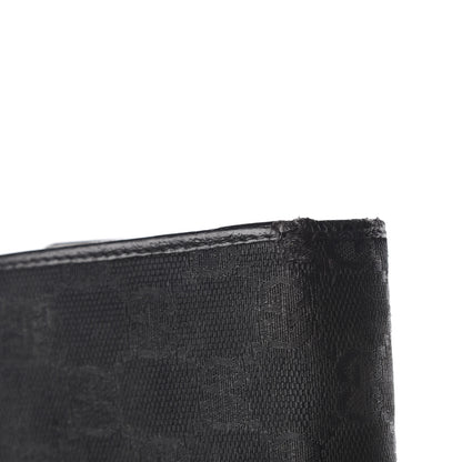 Gucci Monogram Metal Bar Chain Wallet Black 8 of 8