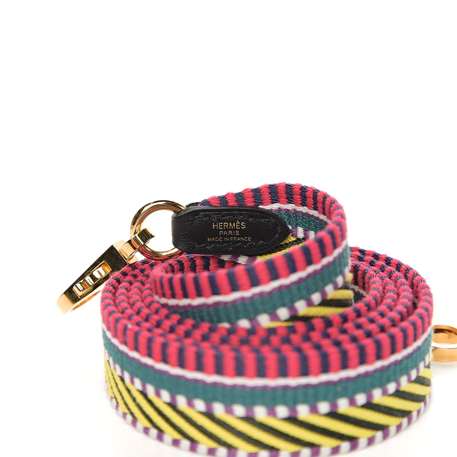 Hermes Toile Swift 25mm Sangle Cavale Shoulder Strap Multicolor Black 3 of 3