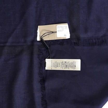 Burberry Modal Wool Giant Check Square Scarf Purple 2 of 3