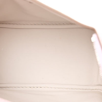 Hermes Taurillon Clemence Verso Mini Lindy 20 Mauve Pale Mushroom 5 of 11