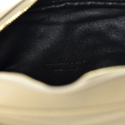 Saint Laurent Grain De Poudre Matelasse Monogram Mini Lou Camera Bag Dark Latte 8 of 9