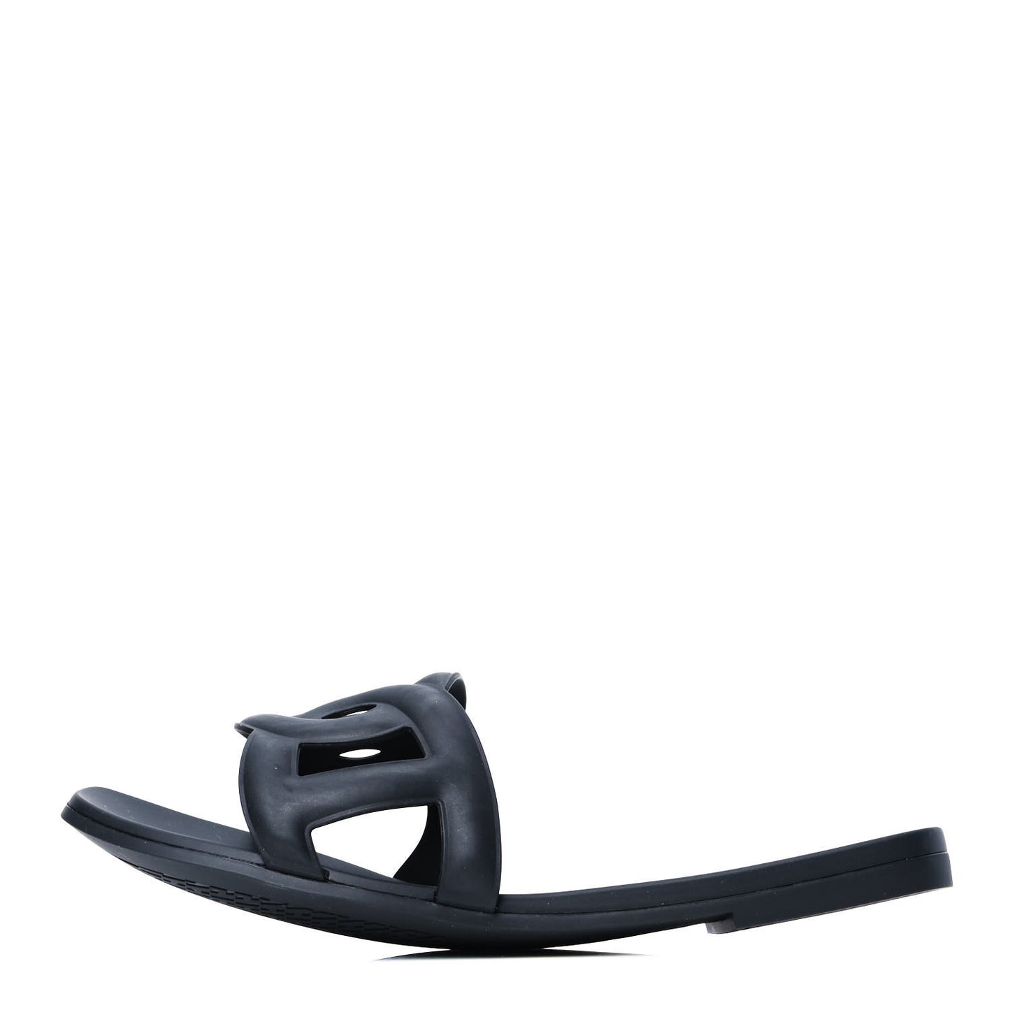 Rubber Aloha Sandals 38 Black