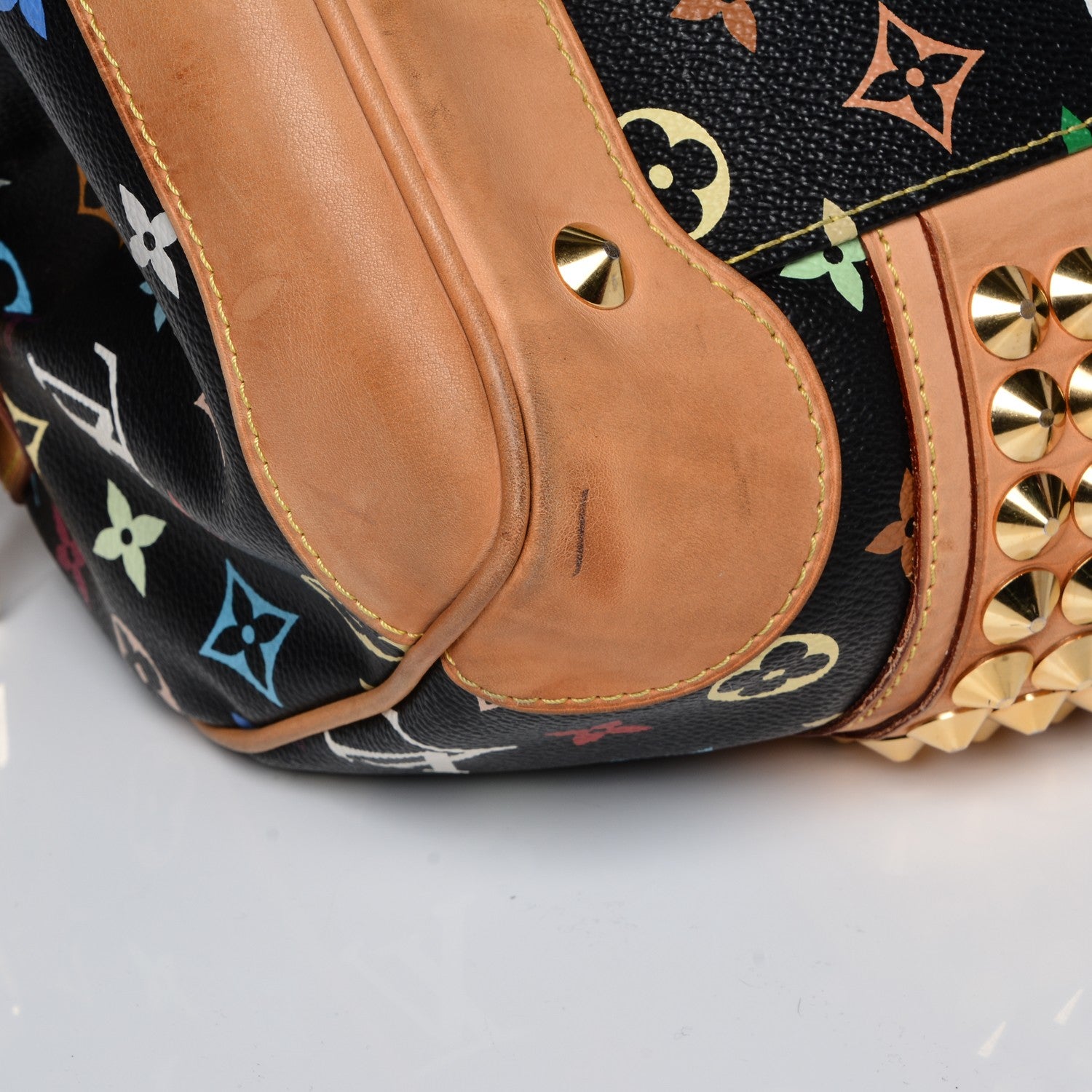 Louis Vuitton Monogram Multicolor Courtney MM Black 13 of 15