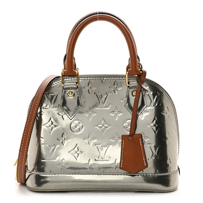 Louis Vuitton LOUIS VUITTON Vernis Alma BB Gris Metal 1 of 9