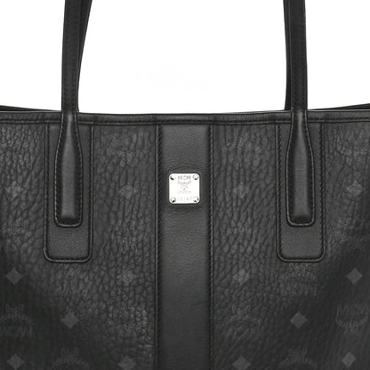 MCM Visetos Small Liz Reversible Shopper Tote Black 11 of 16