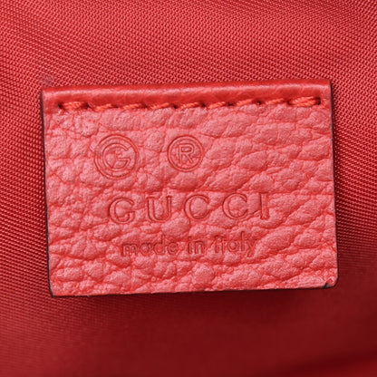Gucci Nylon Monogram Small Dolmias Pouch Vibrant Red 8 of 9