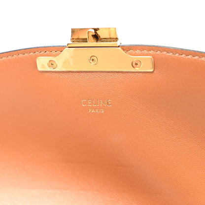 Celine Textile Natural Calfskin Teen Triomphe White Tan 6 of 10
