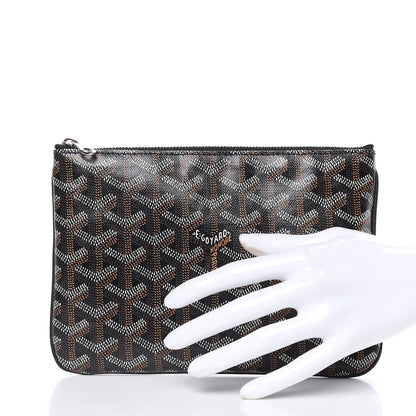Goyard Goyardine Senat Pochette PM Black Gold 2 of 7