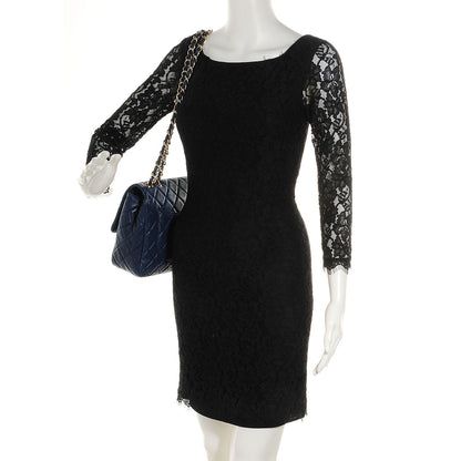 Chanel Lambskin Jumbo Single Flap Dark Blue 2 of 9