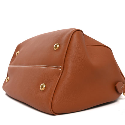 Louis Vuitton Grained Calfskin Low Key Speedy 30 Cognac 9 of 9