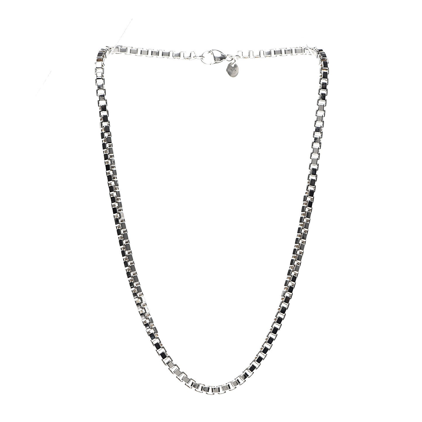 Sterling Silver 4mm Venetian Link Necklace