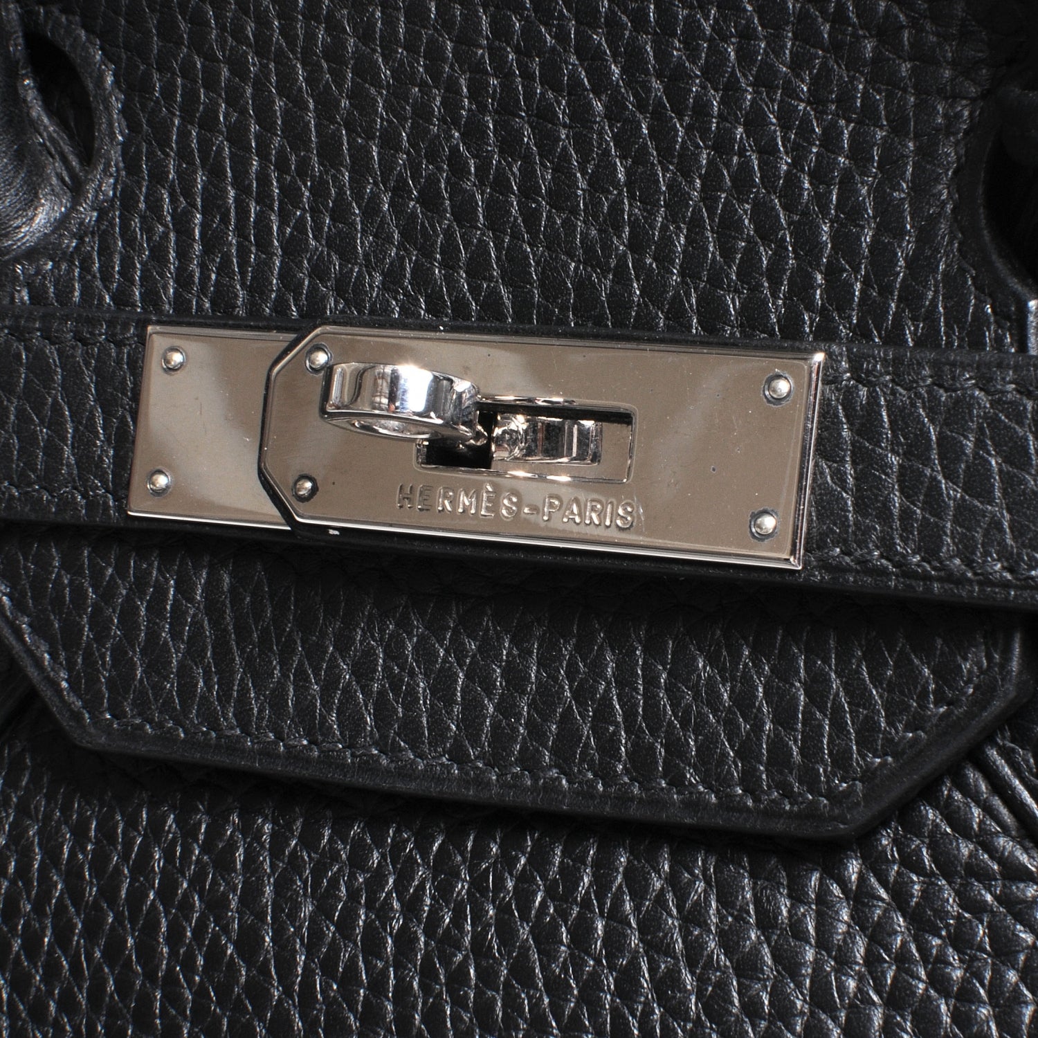 Hermes Taurillon Clemence Birkin 35 Black 5 of 10