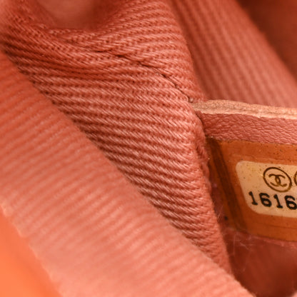 Chanel Patent Quilted Medium Just Mademoiselle Bowling Bag Orange 7 of 9
