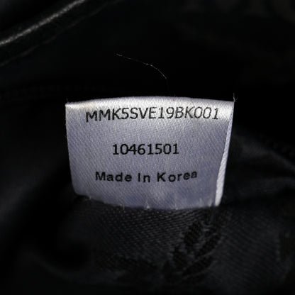 MCM Grained Calfskin Visetos Studded Small Stark M Backpack Black 7 of 10