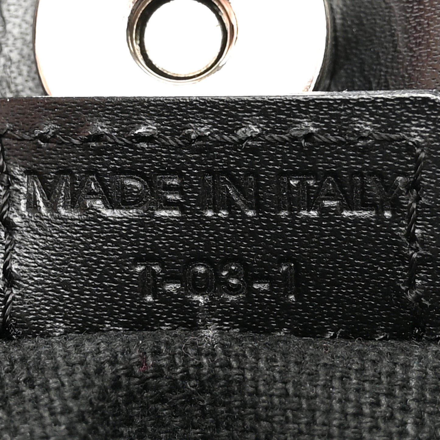 Vintage Check Shoulder Bag Black