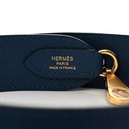 Hermes Epsom 35mm Harnachement Shoulder Strap Deep Blue 3 of 4