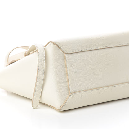 Celine Baby Grained Calfskin Micro Belt Bag White 9 of 19