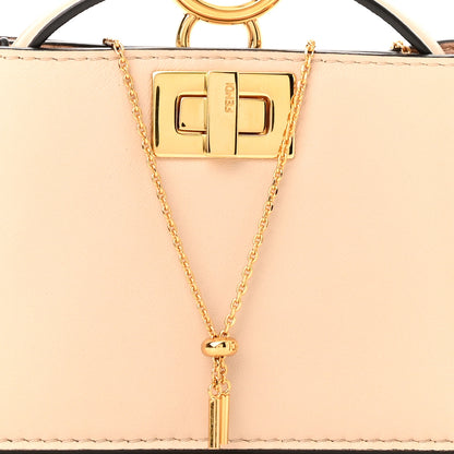 Fendi Nappa Sigma Pico Peekaboo Charm Poudre 8 of 10