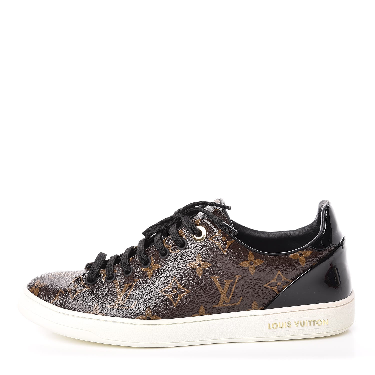 Louis Vuitton Patent Monogram Frontrow Sneakers 40 1 of 8