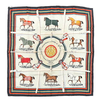Hermes Silk Dip Dye Couvertures Et Tenues de Jour Scarf 90 1 of 6