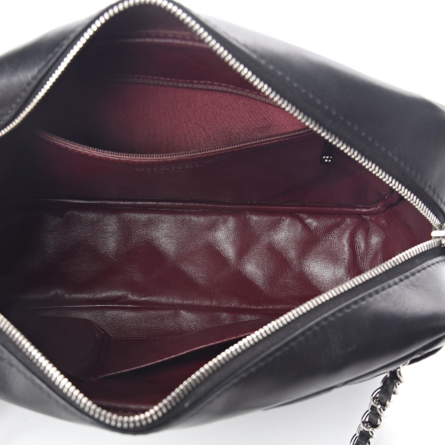 Chanel Lambskin Quilted Medium Camera Case Black 5 of 10