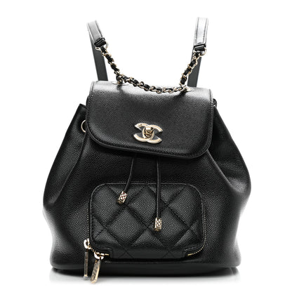 Chanel Caviar Quilted Mini Business Affinity Backpack Black 1 of 11
