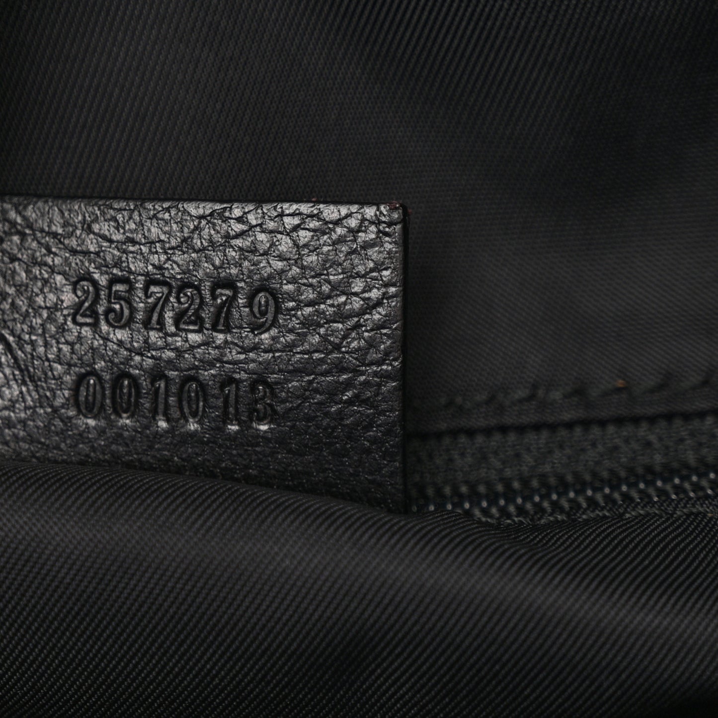 Guccissima Large Hobo Black