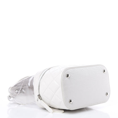 Chanel Crumpled Calfskin PVC Quilted Flap White 4 of 12