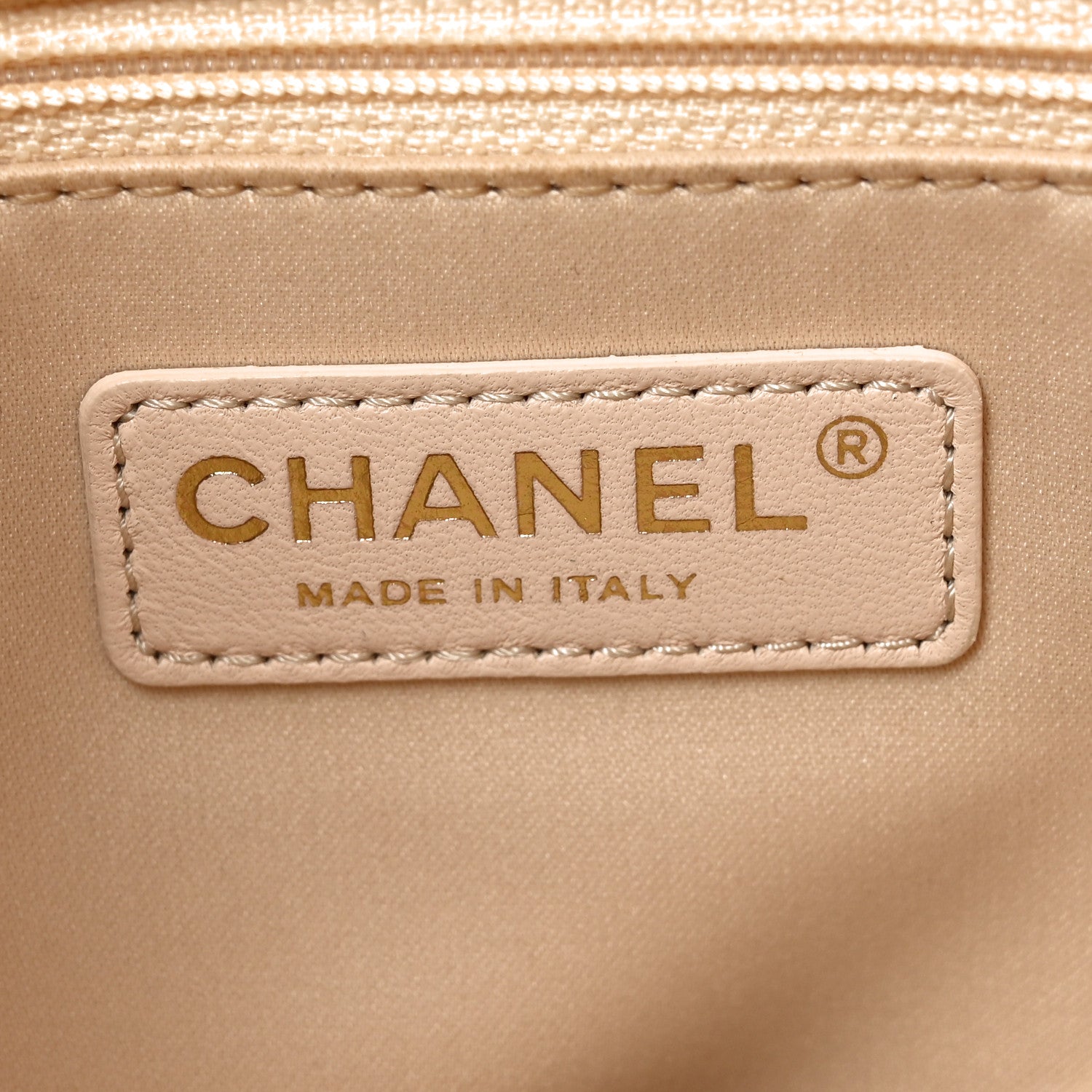 Chanel Caviar Quilted Grand Shopping Tote GST Beige Clair 5 of 9