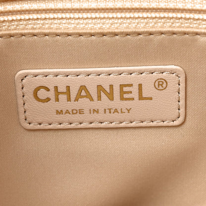Chanel Caviar Quilted Grand Shopping Tote GST Beige Clair 5 of 9