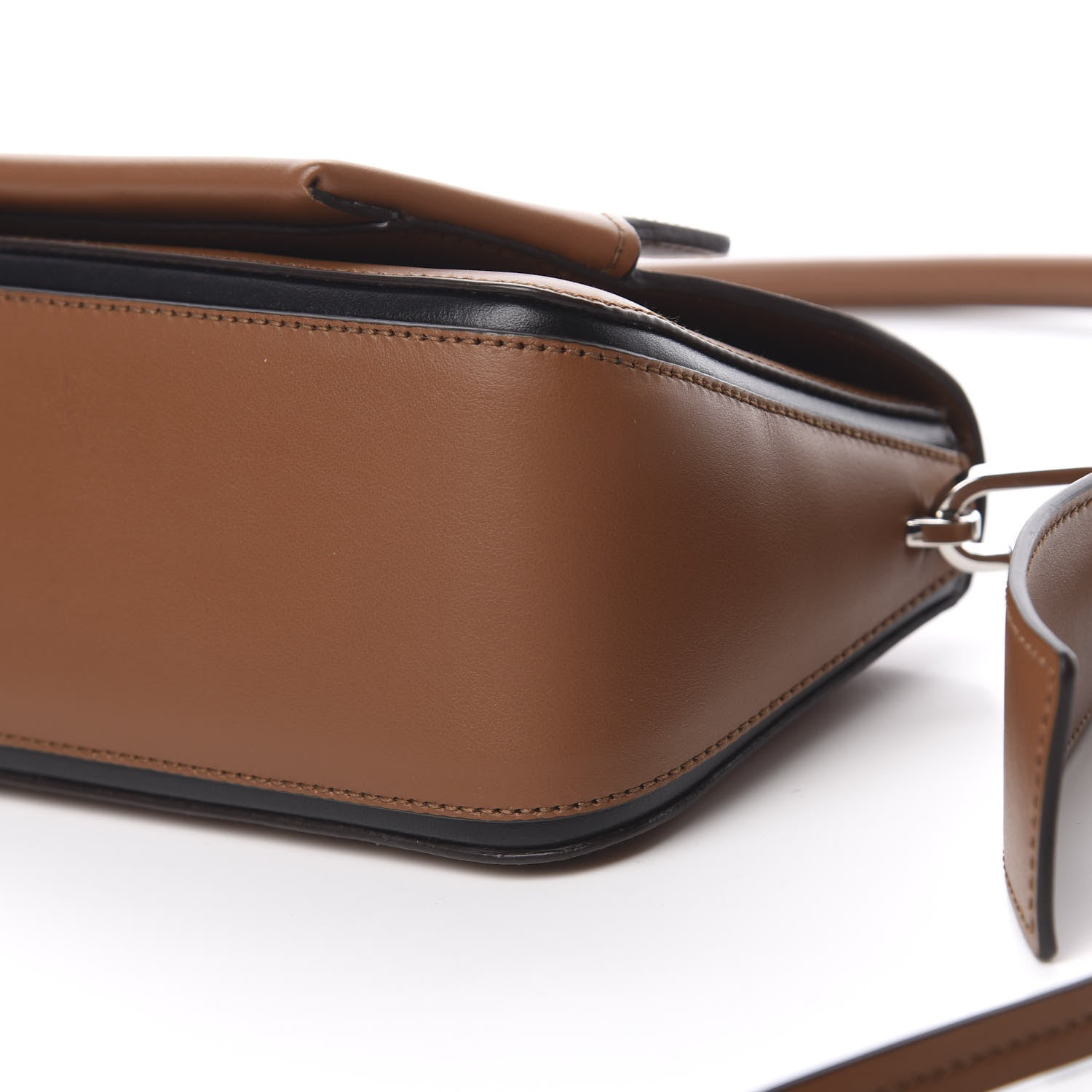 Prada City Calfskin Manuelle Shoulder Bag Cognac 10 of 10