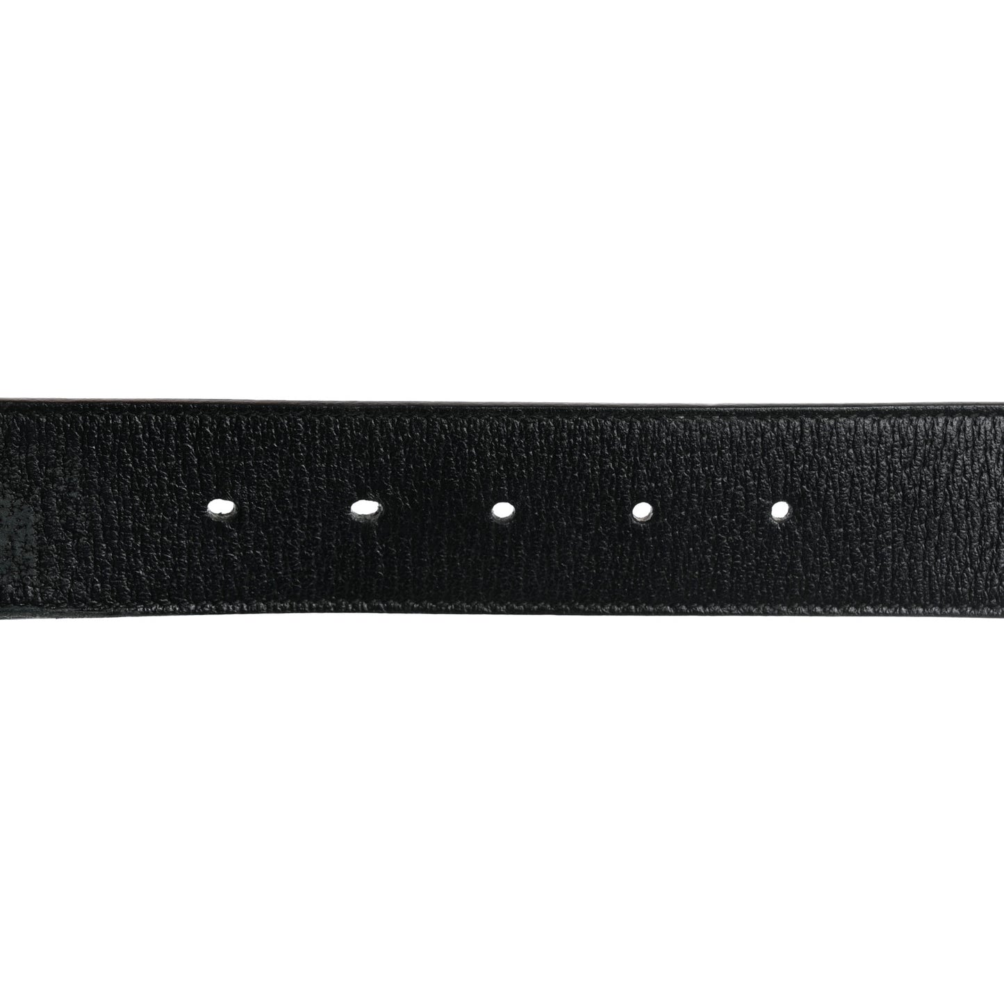 Textured Calfskin Double G 40mm Belt Black