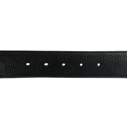 Gucci Textured Calfskin Double G 40mm Belt Black 6 of 6