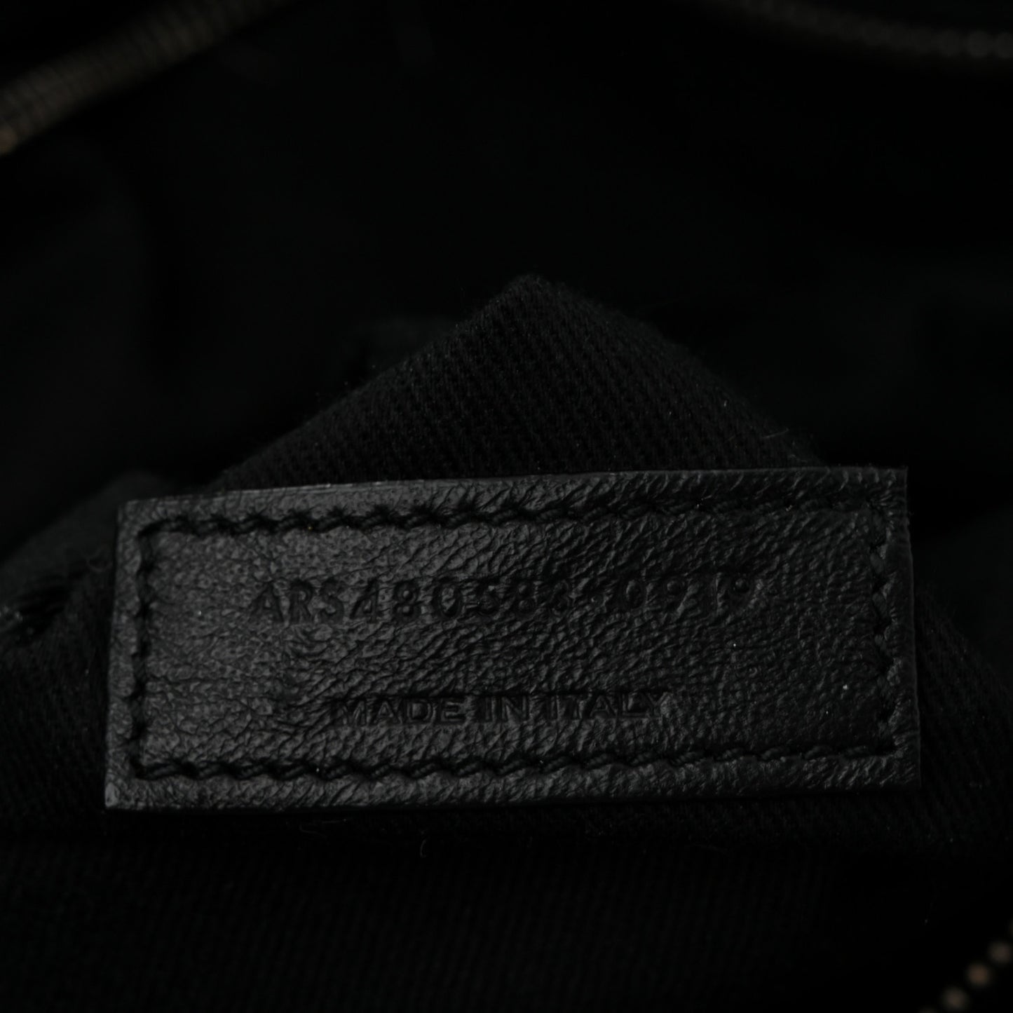 Grained Calfskin Sac De Jour Souple North South Tote Black