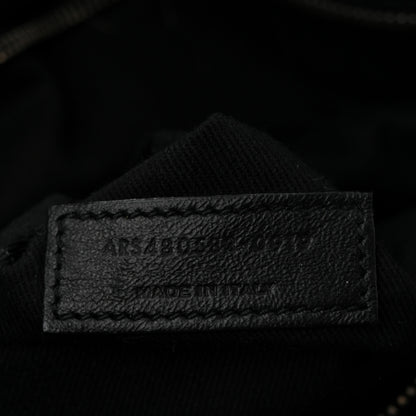 Saint Laurent Grained Calfskin Sac De Jour Souple North South Tote Black 7 of 12