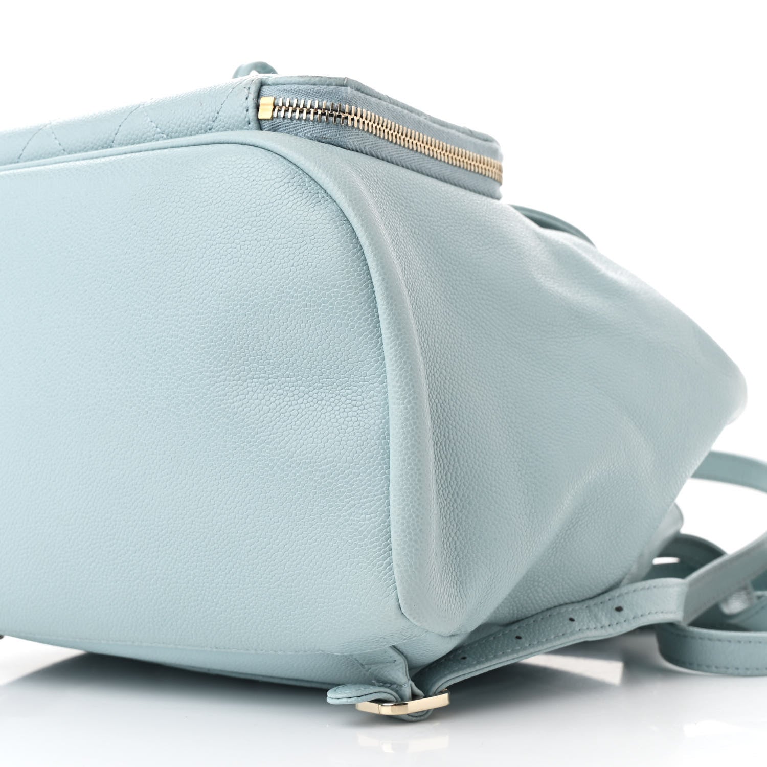 Chanel Caviar Quilted Business Affinity Backpack Light Blue 10 of 11