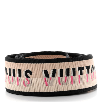 Louis Vuitton Jacquard Speedy Bandouliere 20 Shoulder Strap Black 2 of 3