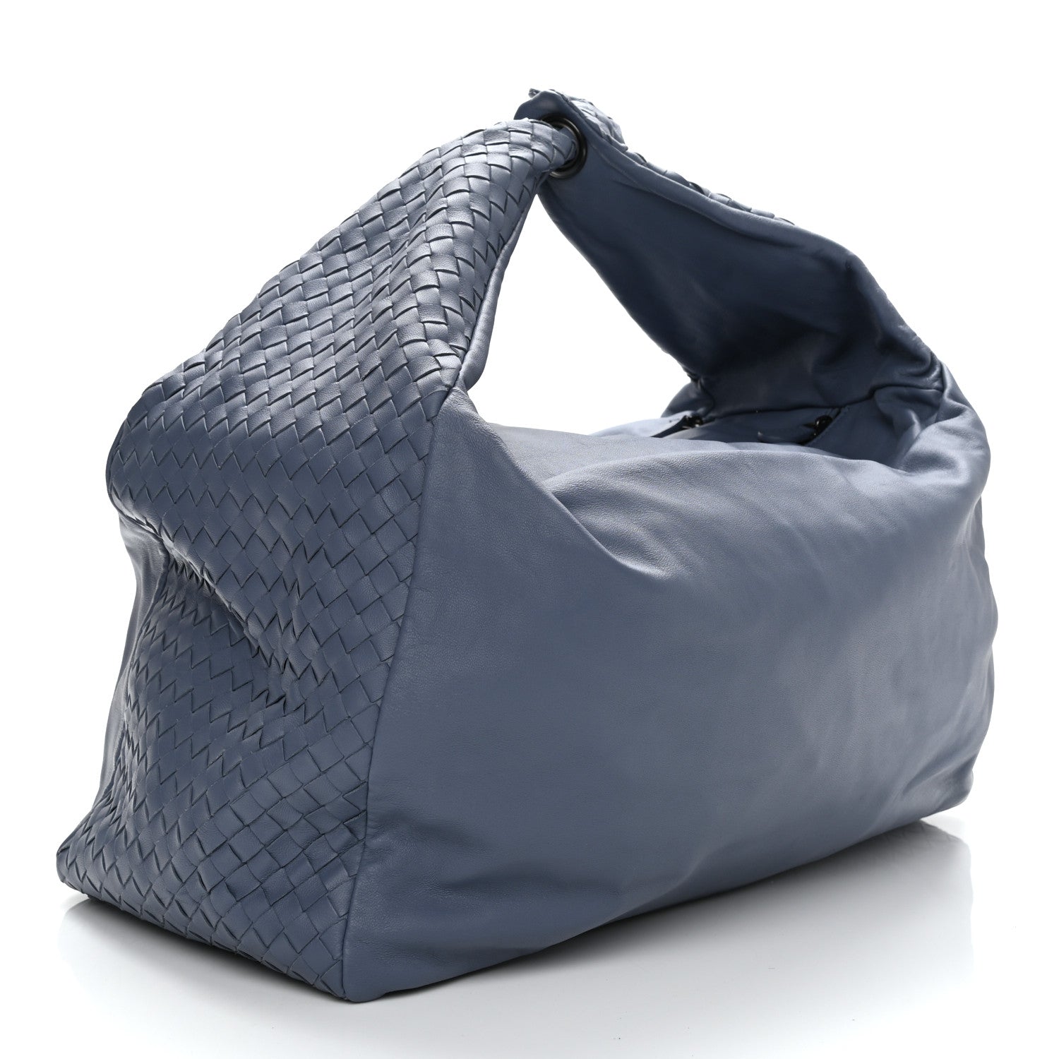 Bottega Veneta Nappa Intrecciato Large Knot Hobo Krim 3 of 11