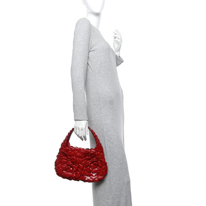 Valentino Garavani Nappa Atelier 03 Rose Edition Small Hobo Rosso Valentino 2 of 13
