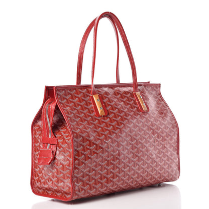 Goyard Goyardine Marquises Tote Red 3 of 10