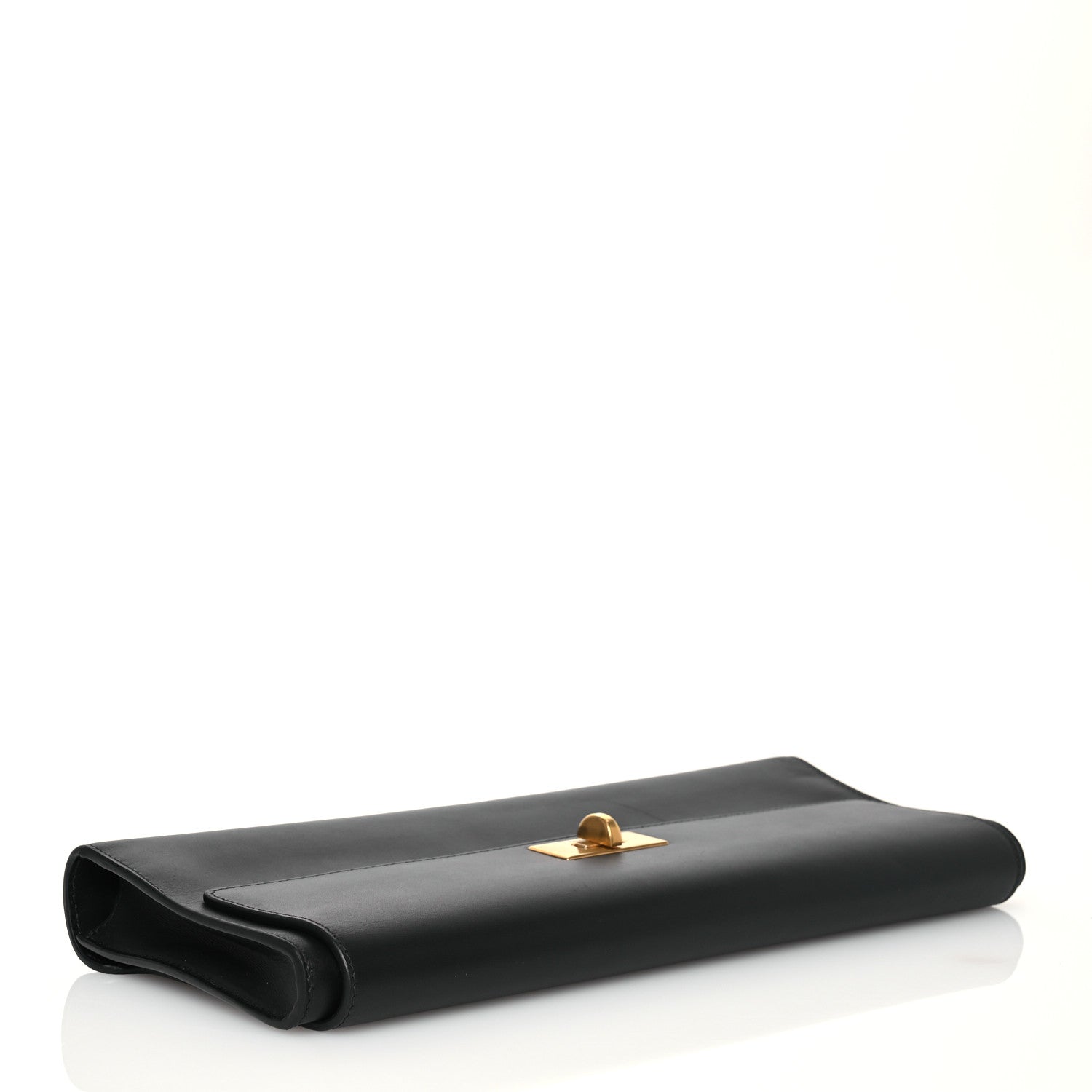 Balenciaga Smooth Calfskin Money Elongate Clutch Black 4 of 14