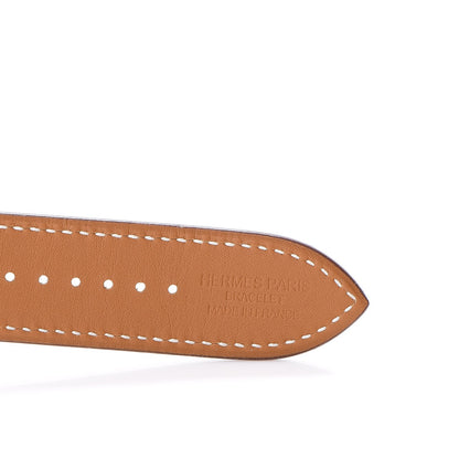 Hermes Barenia 42mm Apple Watch Single Tour Band Fauve 3 of 6