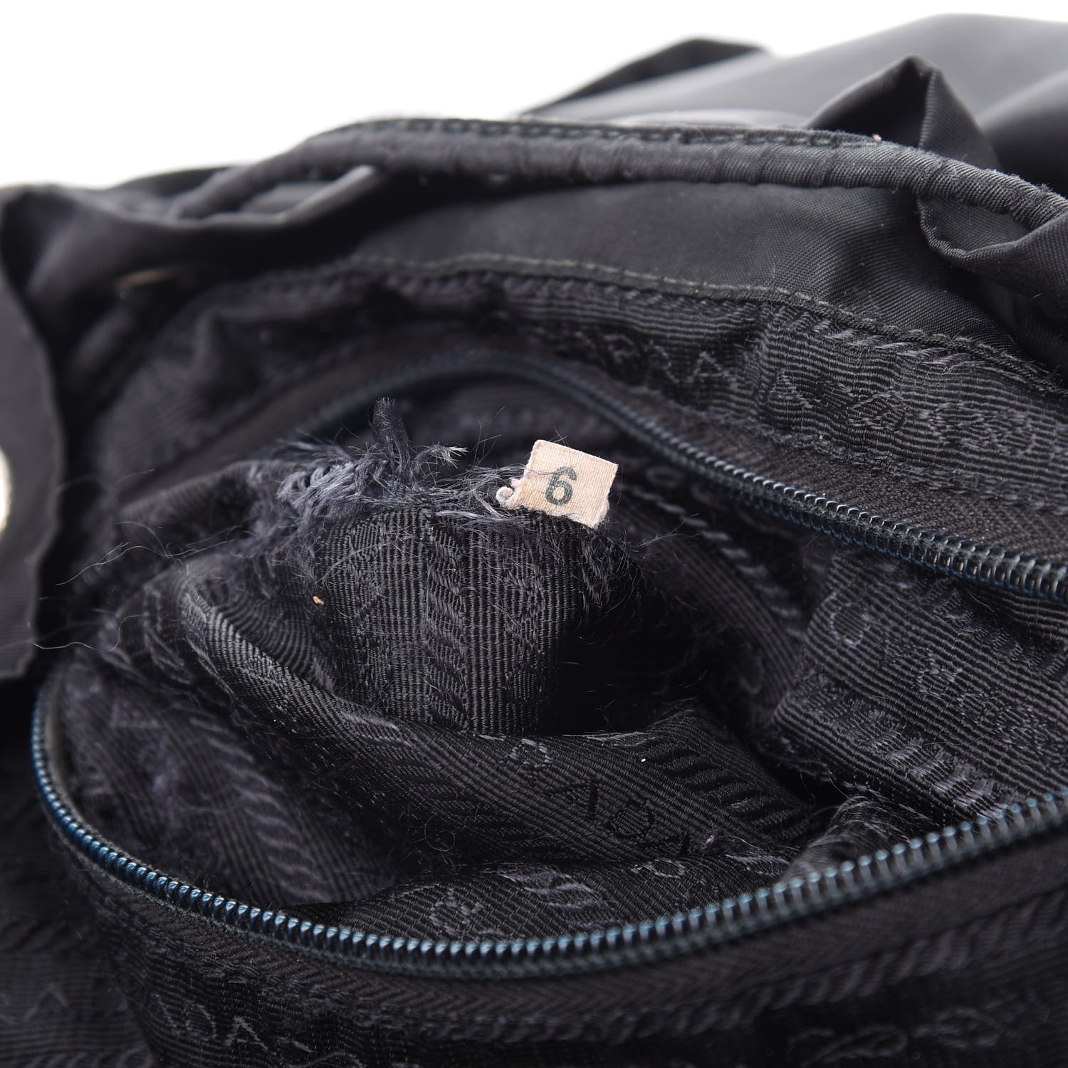 Prada Nylon Vela Small Backpack Black 6 of 16