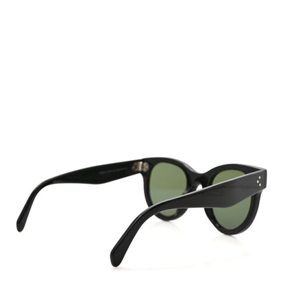 Celine Acetate Studded Mineral Round Sunglasses CL40031N Black 5 of 8
