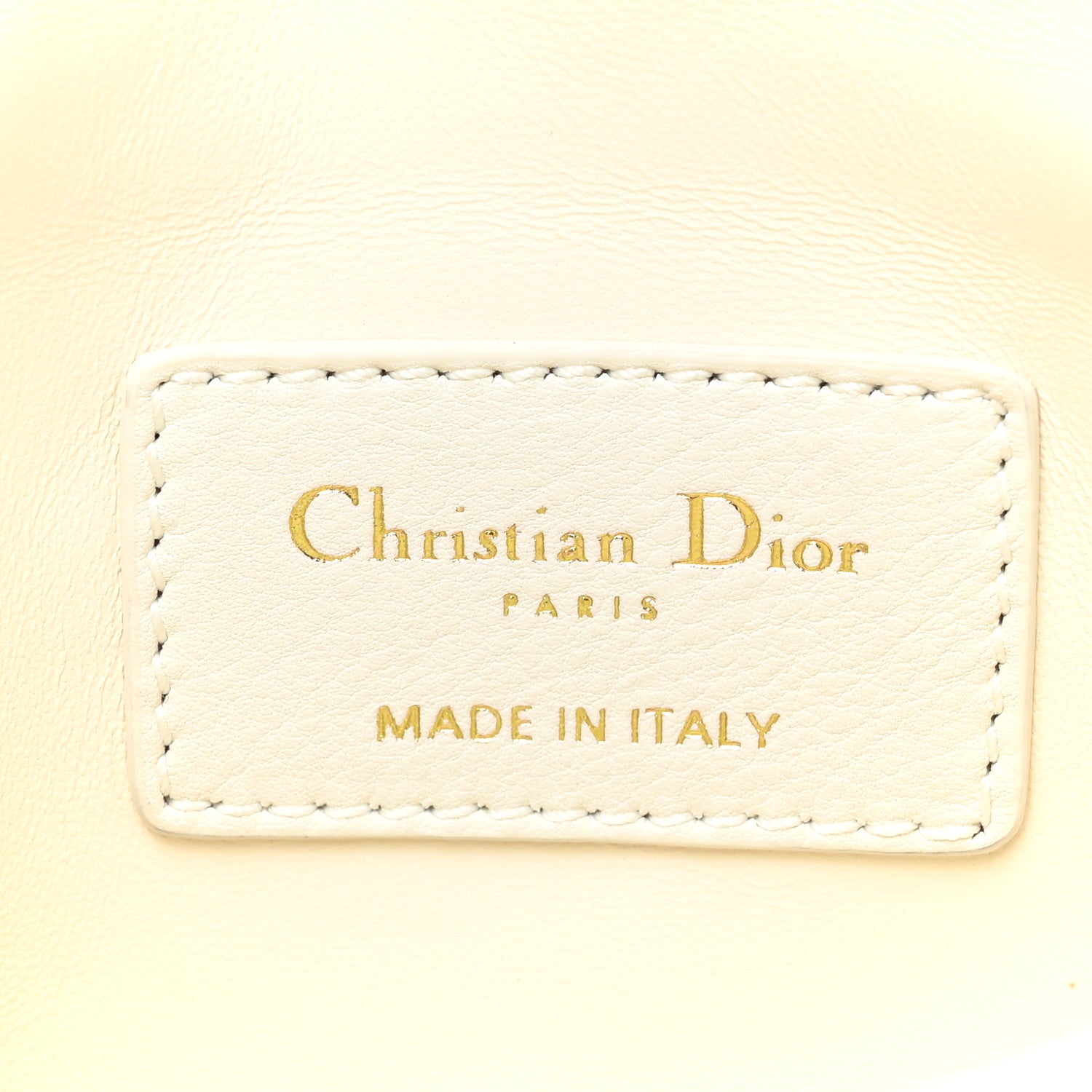 Christian Dior Supple Calfskin Cannage Micro Caro Bag Latte 6 of 8