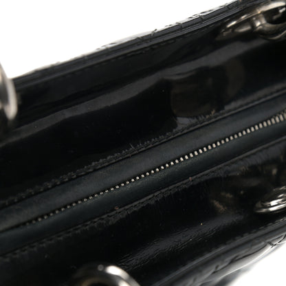 Christian Dior Patent Cannage Medium Lady Dior Black 11 of 11
