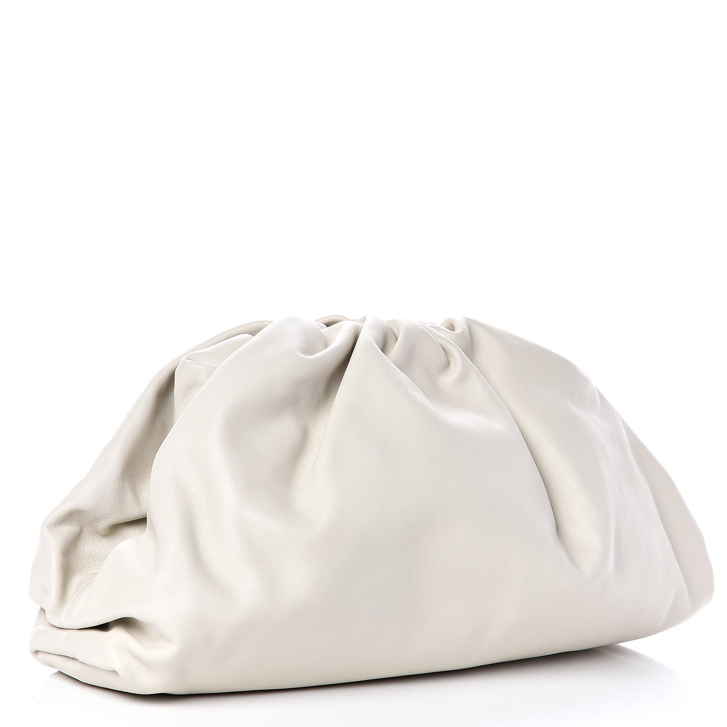 Bottega Veneta Smooth Butter Calf The Pouch Oversized Clutch Mist 3 of 11